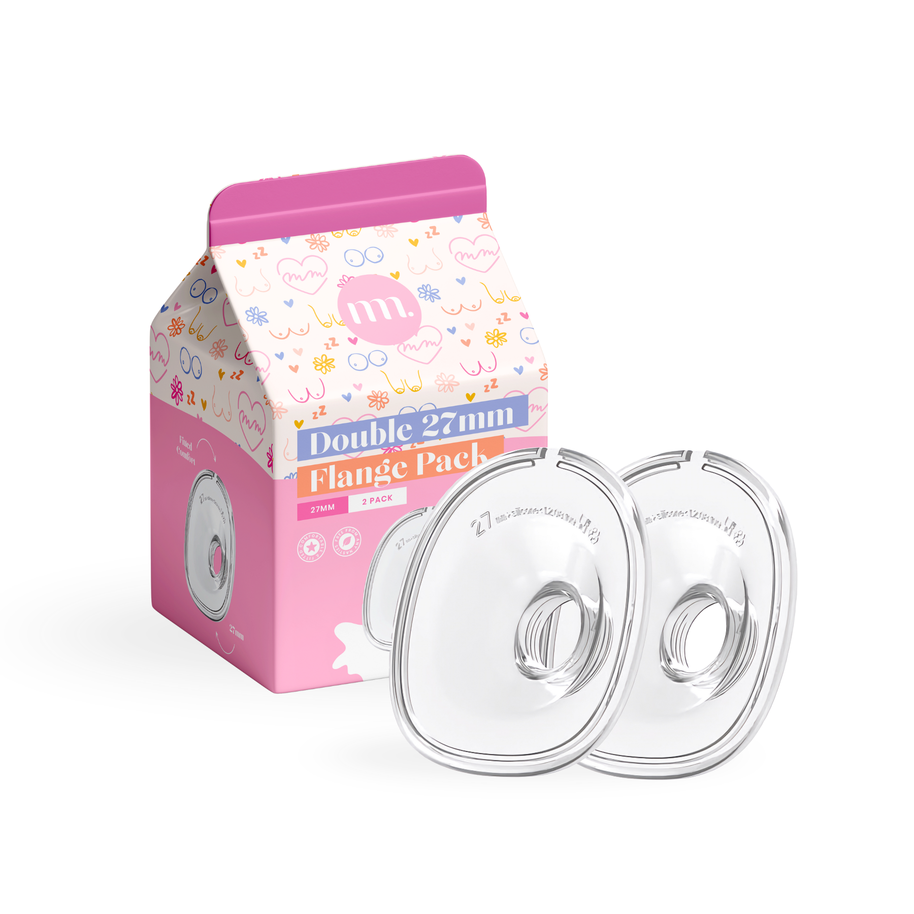 The Midwife Mumma Pump Part - Double 27mm Flanges