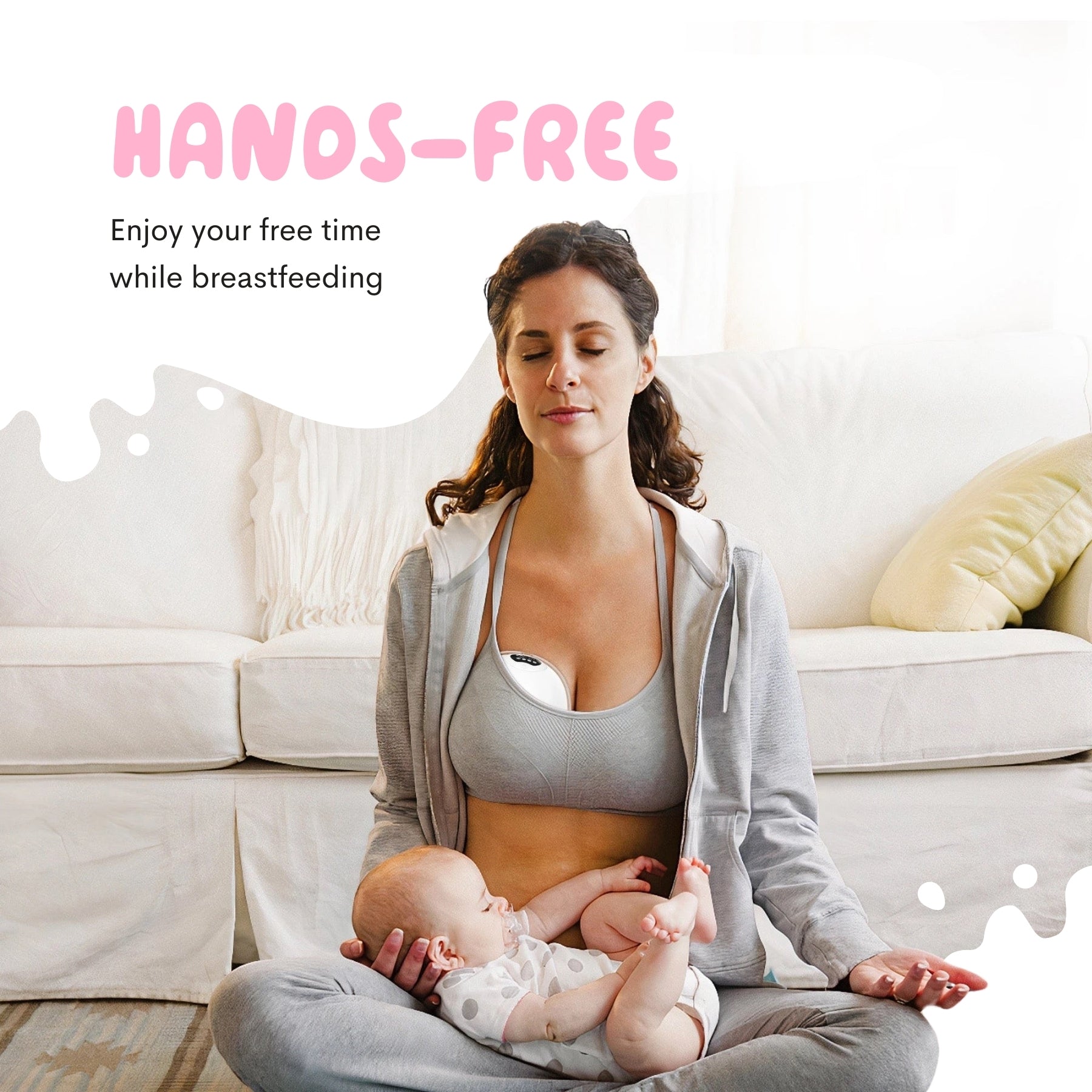 The Midwife Mumma Breast Pump Double Handsfree with Case