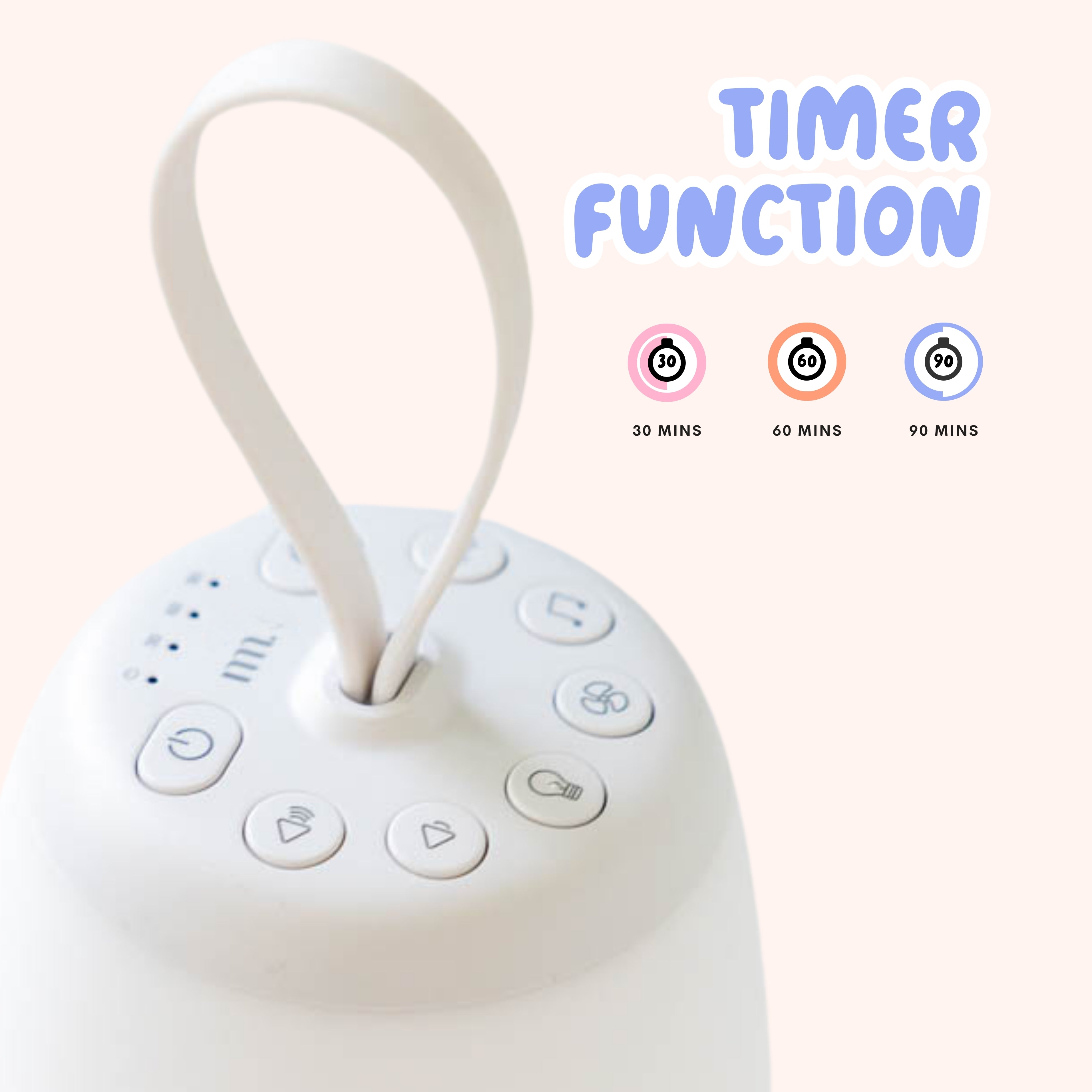 The Midwife Mumma Sound Machine & Light - Portable