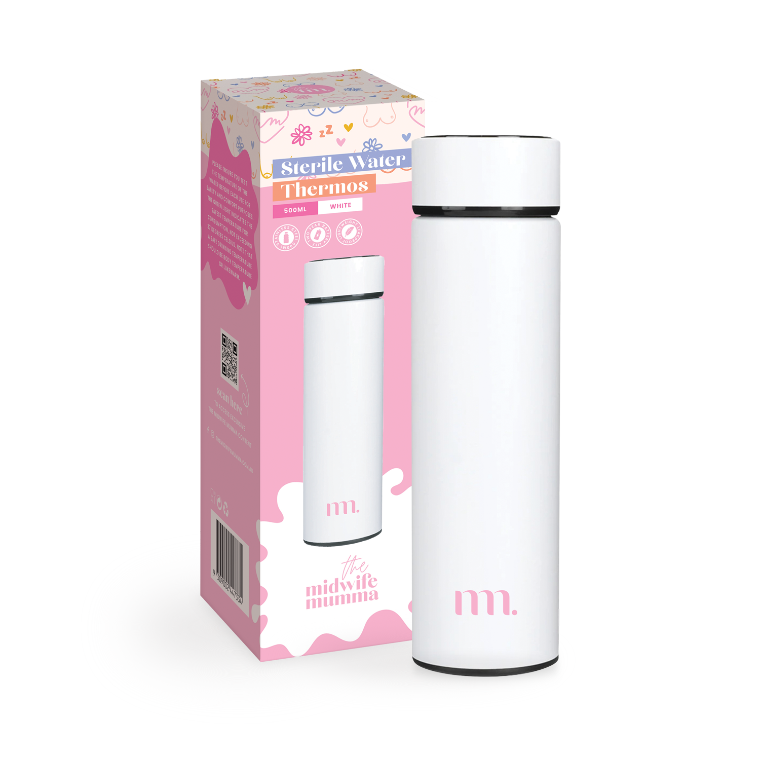 The Midwife Mumma Sterile Water Thermos