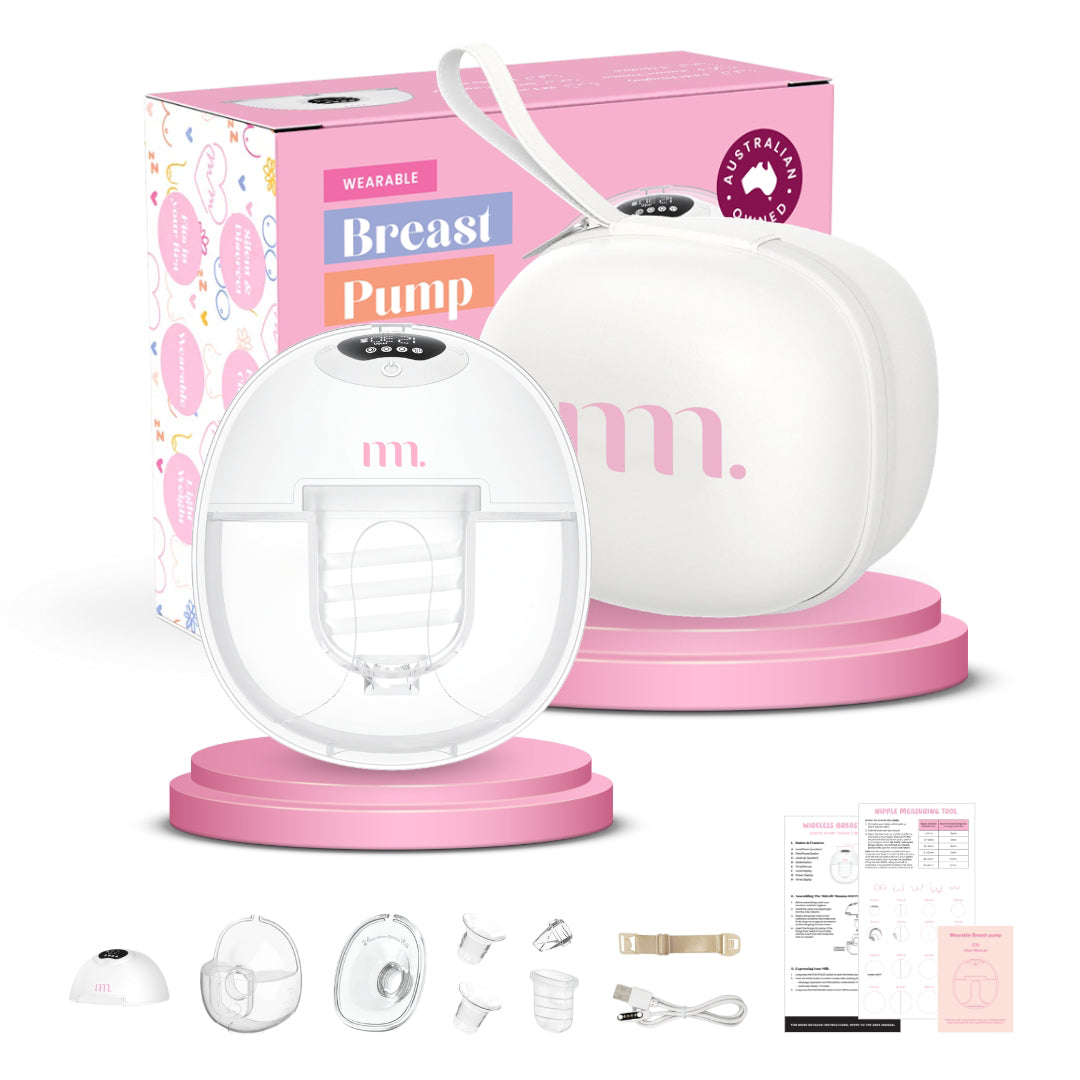 The Midwife Mumma Single Breast Pump with Case