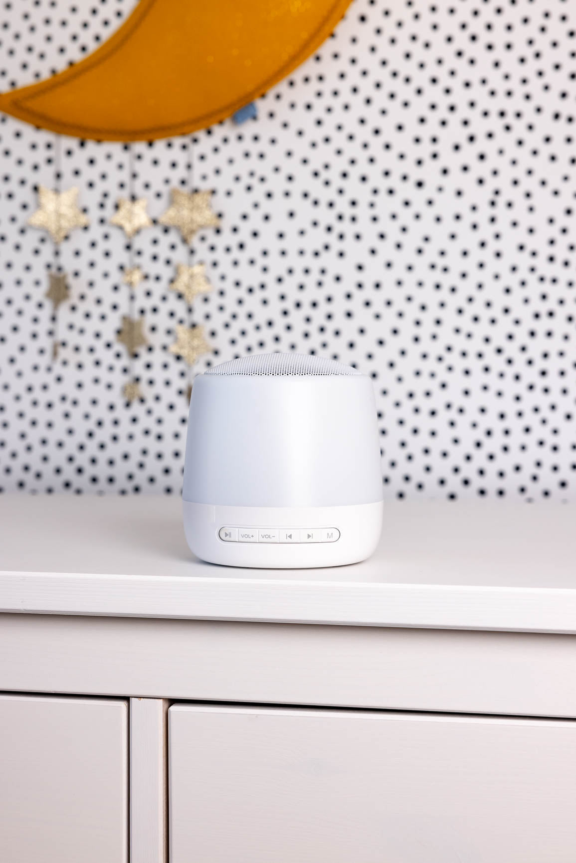 The Midwife Mumma Sound Machine & Sleep Light - Button Function and Plug in