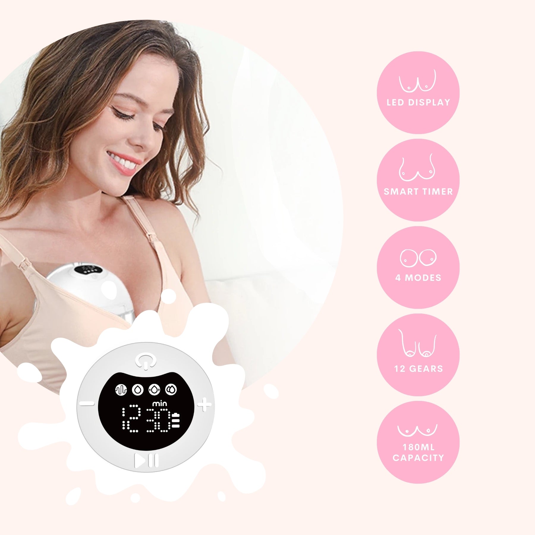 The Midwife Mumma Breast Pump  - Single Handsfree