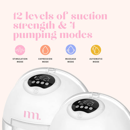 The Midwife Mumma Breast Pump Double Handsfree with Case