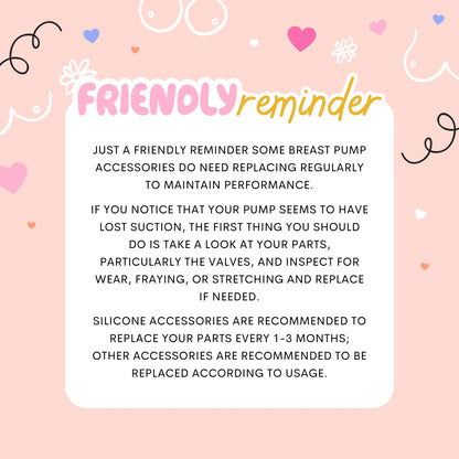 The Midwife Mumma Pump Part - Double Insert 21mm Pack