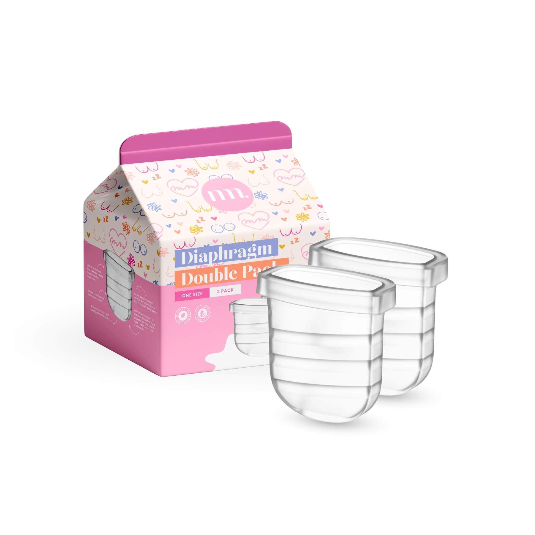 The Midwife Mumma Pump Part - Double Diaphragm Pack