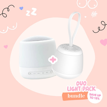 The Midwife Mumma Bundle White Noise Machine & Light - Duo Pack