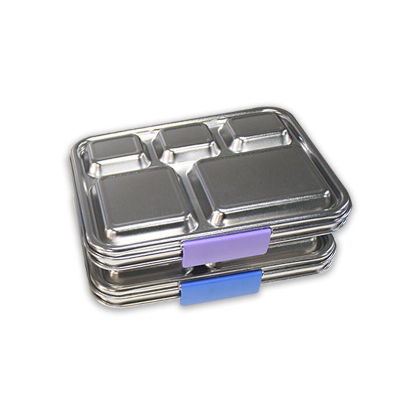 5 Compartment Stainless Steel Lunch Box