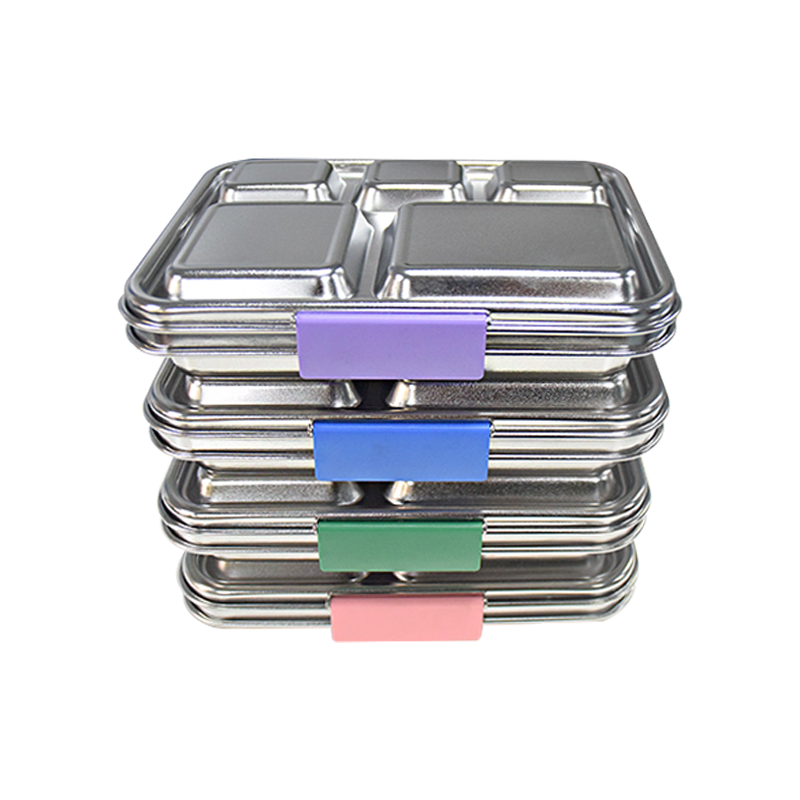 5 Compartment Stainless Steel Lunch Box