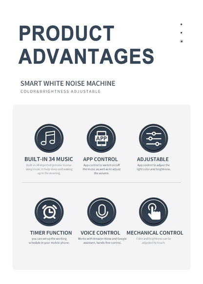 The Midwife Mumma Bundle White Noise Machine & Light - Duo Pack