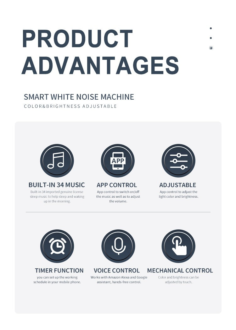 The Midwife Mumma Bundle White Noise Machine & Light - Duo Pack