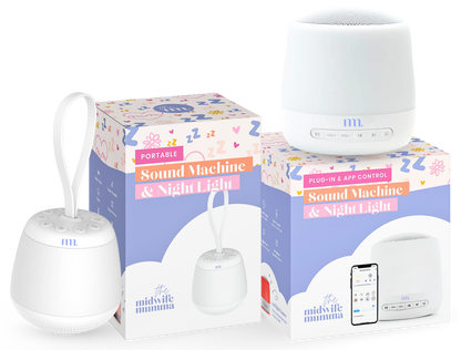 The Midwife Mumma Bundle White Noise Machine & Light - Duo Pack