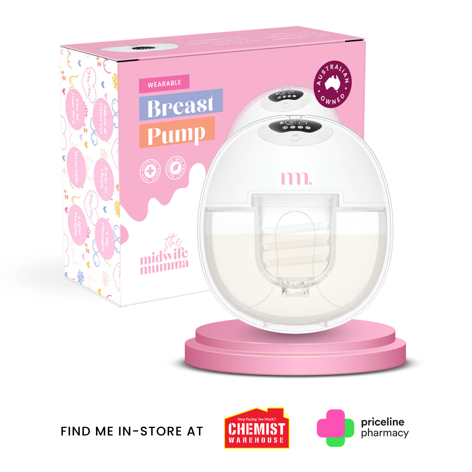 The Midwife Mumma Single Breast Pump