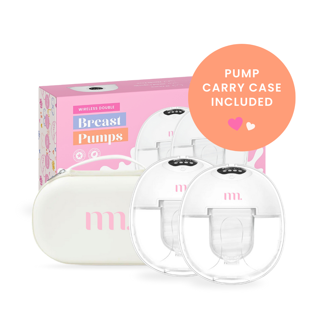 THE MIDWIFE MUMMA BREAST PUMP DOUBLE HANDSFREE WITH CASE