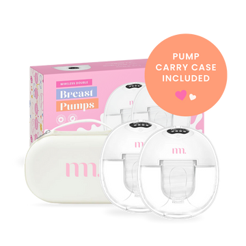 THE MIDWIFE MUMMA BREAST PUMP DOUBLE HANDSFREE WITH CASE
