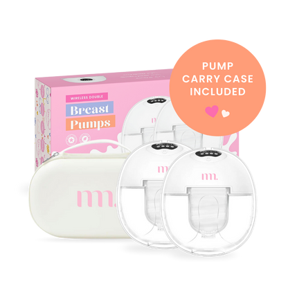 The Midwife Mumma Breast Pump Double Handsfree with Case
