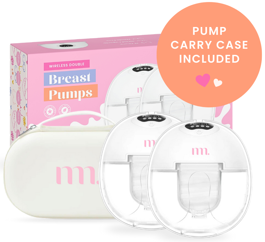 The Midwife Mumma Breast Pump Double Handsfree with Case