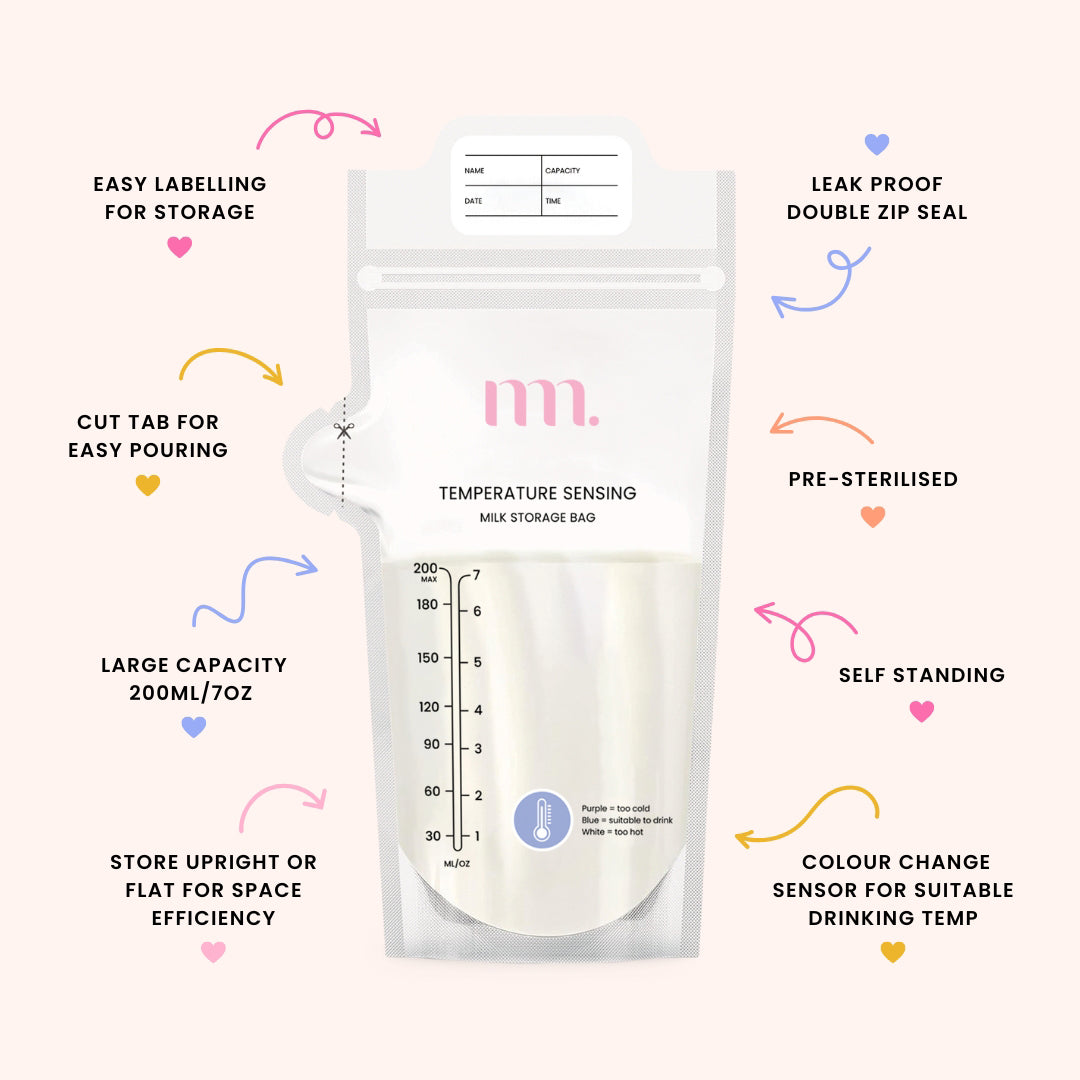 The Midwife Mumma Breastmilk Storage Bags 25 pack