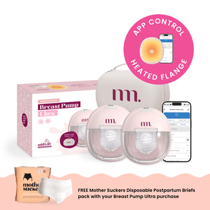 The Midwife Mumma Double Breast Pump Ultra with FREE pack of Mother Sucker Disposable Brief