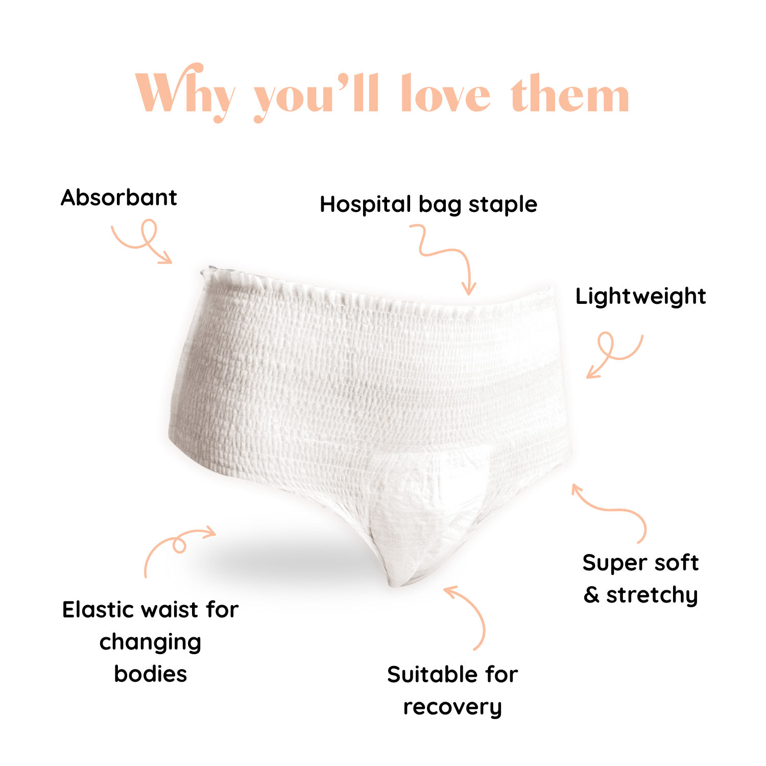 Mother Suckers Disposable Briefs - 5 pack