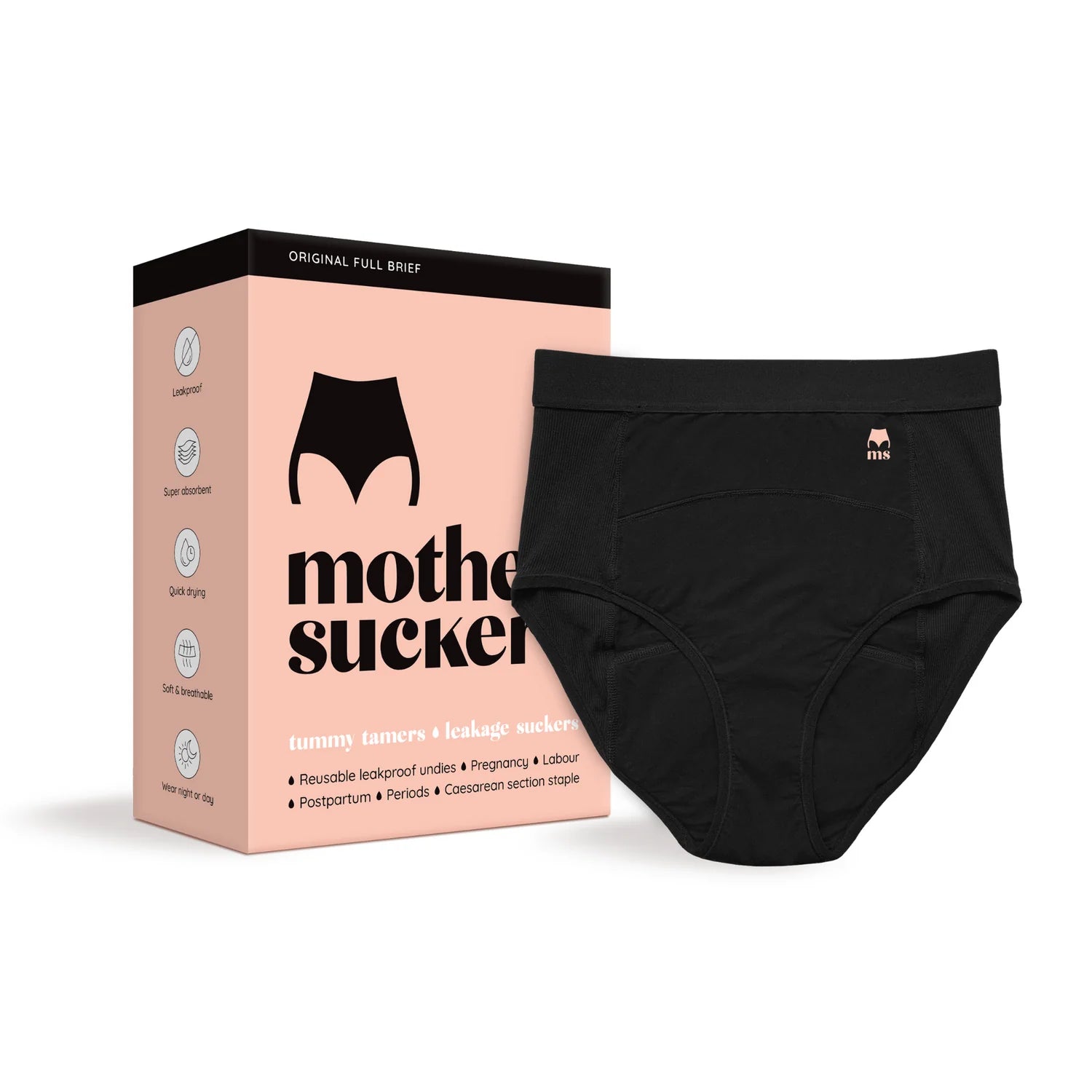 Presale - FITS EVERYBODY! Mother Sucker Leak Proof Undies - Single Pack