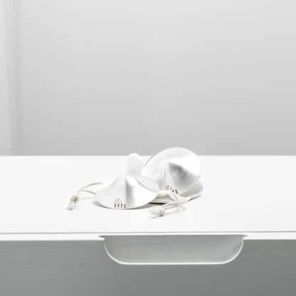 The Midwife Mumma Cosy Nip Cups - One Size Silver